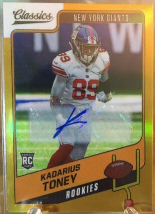 Kadarius Toney [Premium Edition Significant Signature Gold] #162