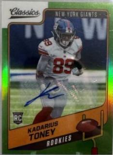 Kadarius Toney [Premium Edition Significant Signature Green] #162