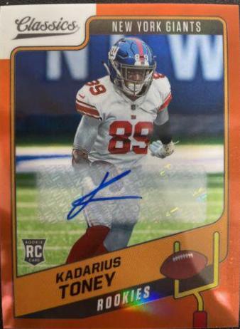 Kadarius Toney [Premium Edition Significant Signature Orange] #162