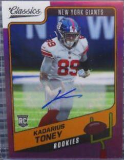 Kadarius Toney [Premium Edition Significant Signature Purple] #162