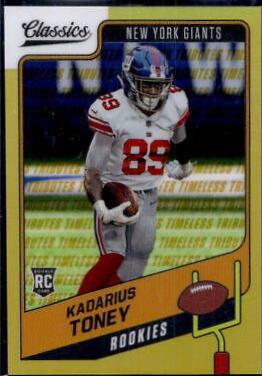 Kadarius Toney [Premium Edition Timeless Tributes Gold] #162