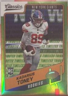 Kadarius Toney [Premium Edition Timeless Tributes Green] #162