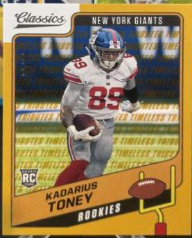 Kadarius Toney [Timeless Tributes Gold] #162