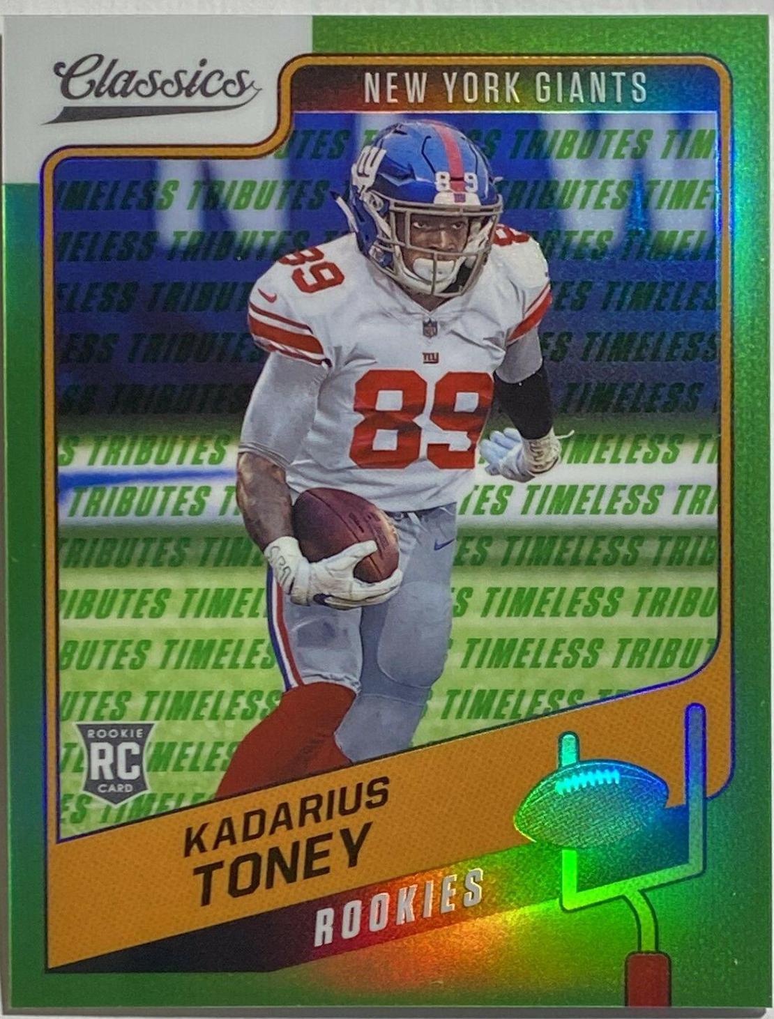 Kadarius Toney [Timeless Tributes Green] #162