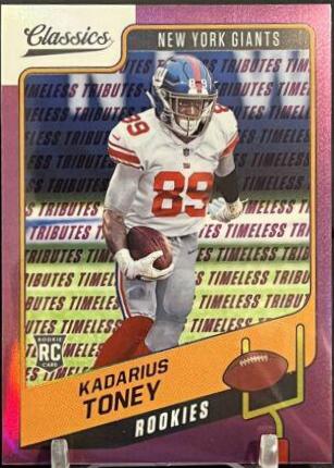 Kadarius Toney [Timeless Tributes Purple] #162