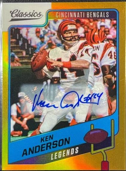 Ken Anderson [Premium Edition Significant Signature Gold] #125