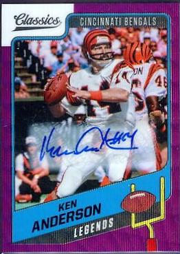Ken Anderson [Premium Edition Significant Signature H2 Purple] #125