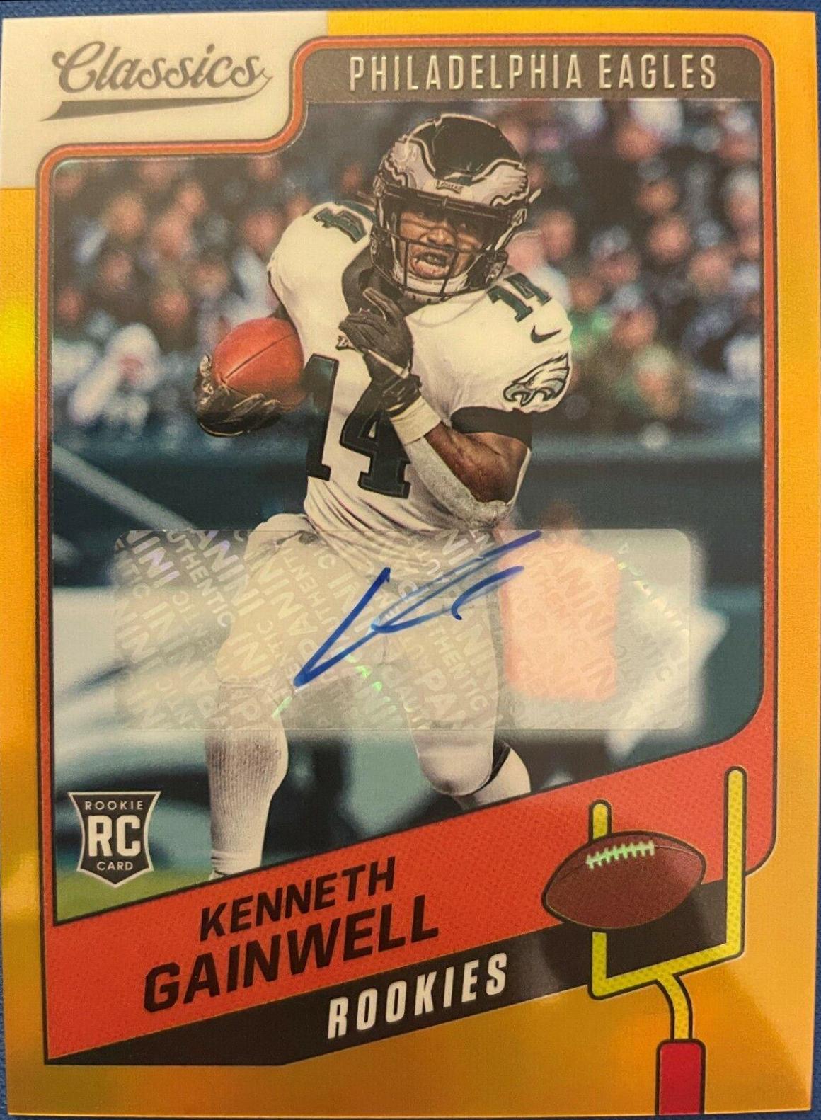 Kenneth Gainwell [Premium Edition Significant Signature Gold] #189