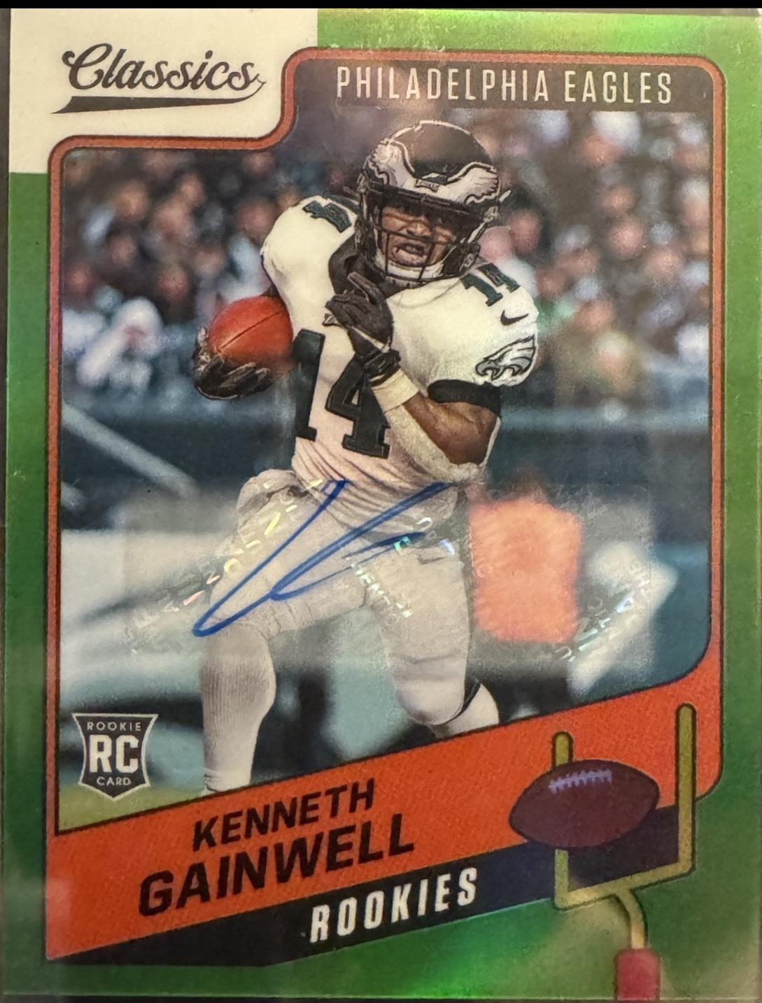 Kenneth Gainwell [Premium Edition Significant Signature Green] #189