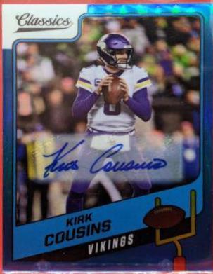 Kirk Cousins [Premium Edition Significant Signature Blue] #48