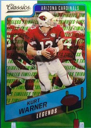 Kurt Warner [Timeless Tributes Green] #117
