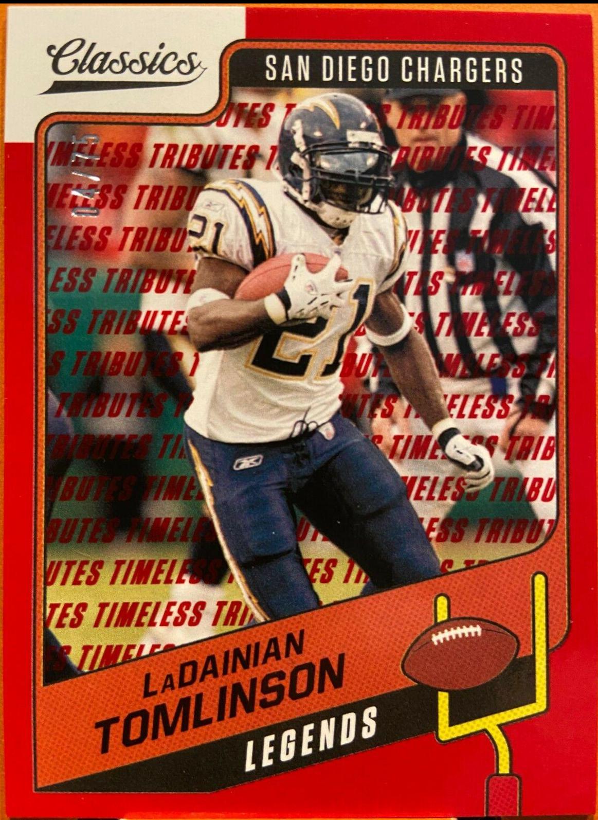 LaDainian Tomlinson [Timeless Tributes Red] #148