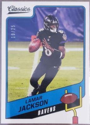 Lamar Jackson [Blank Back] #27