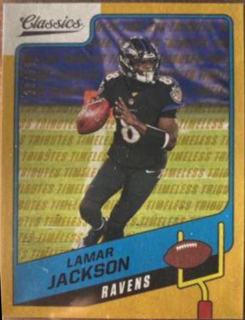 Lamar Jackson [H2 Premium Edition Timeless Tributes Gold] #27