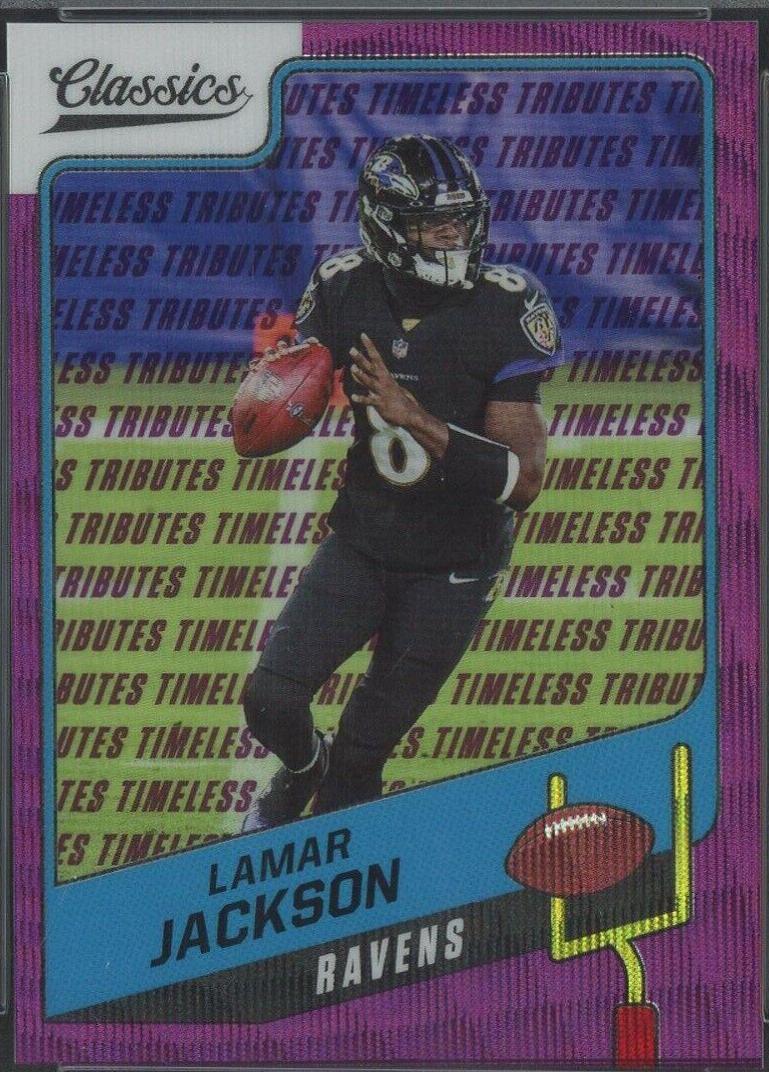 Lamar Jackson [H2 Premium Edition Timeless Tributes Purple] #27
