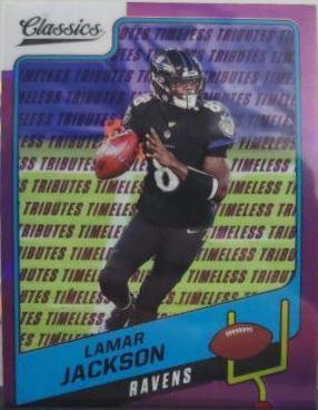 Lamar Jackson [Premium Edition Timeless Tributes Purple] #27
