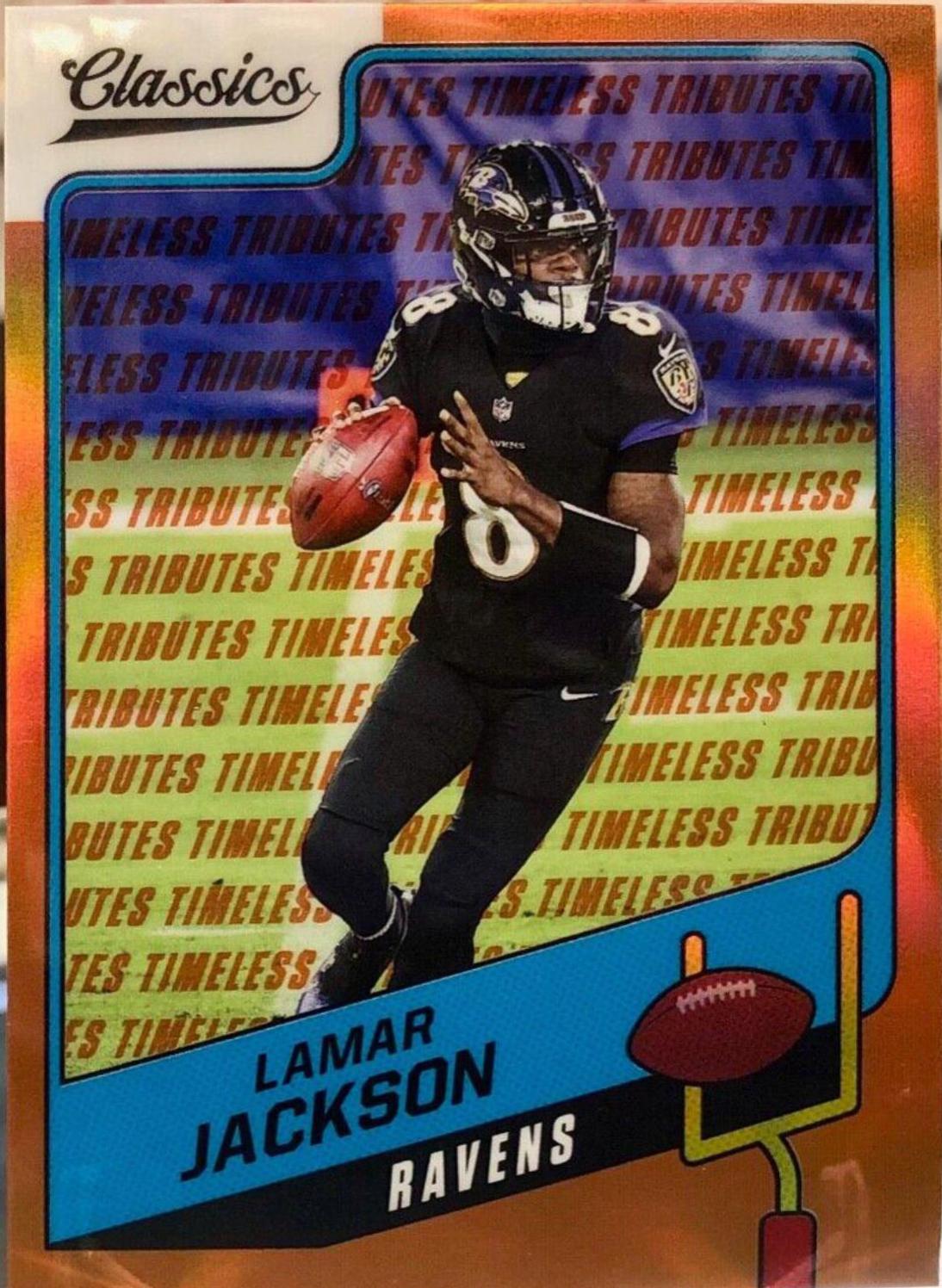 Lamar Jackson [Timeless Tributes Orange] #27