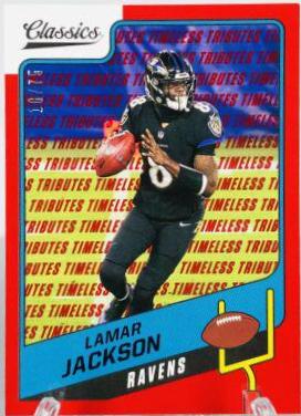 Lamar Jackson [Timeless Tributes Red] #27