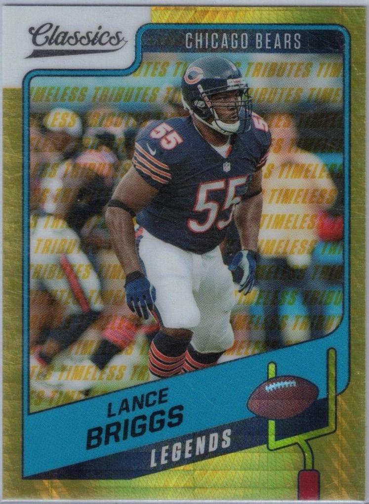Lance Briggs [H2 Premium Edition Timeless Tributes Gold] #123