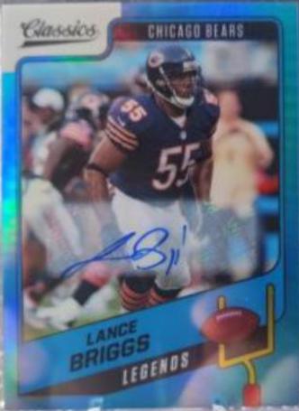 Lance Briggs [Premium Edition Significant Signature Blue] #123
