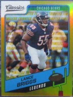 Lance Briggs [Premium Edition Timeless Tributes Gold] #123