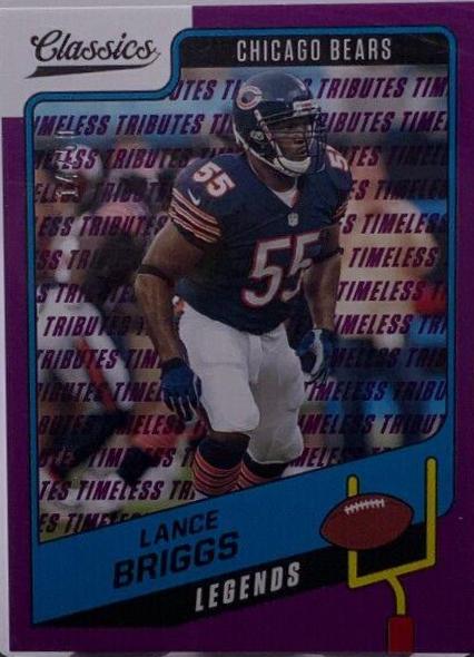 Lance Briggs [Premium Edition Timeless Tributes Purple] #123