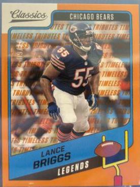 Lance Briggs [Timeless Tributes Orange] #123