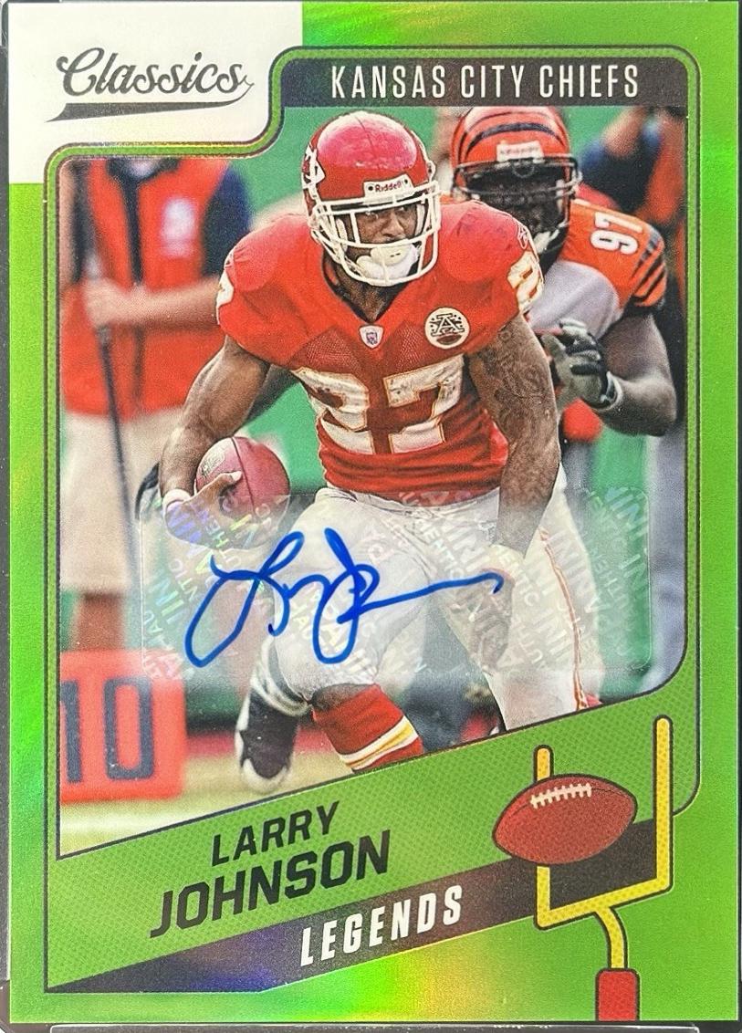 Larry Johnson [Premium Edition Significant Signature Green] #135