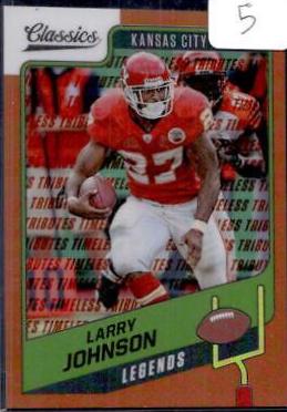 Larry Johnson [Premium Edition Timeless Tributes Orange] #135