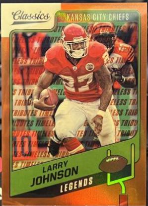 Larry Johnson [Timeless Tributes Orange] #135