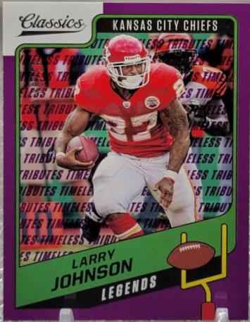 Larry Johnson [Timeless Tributes Purple] #135