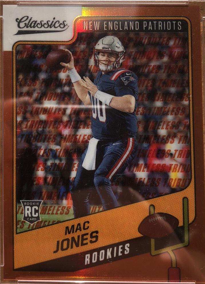 Mac Jones [Premium Edition Timeless Tributes Orange] #156