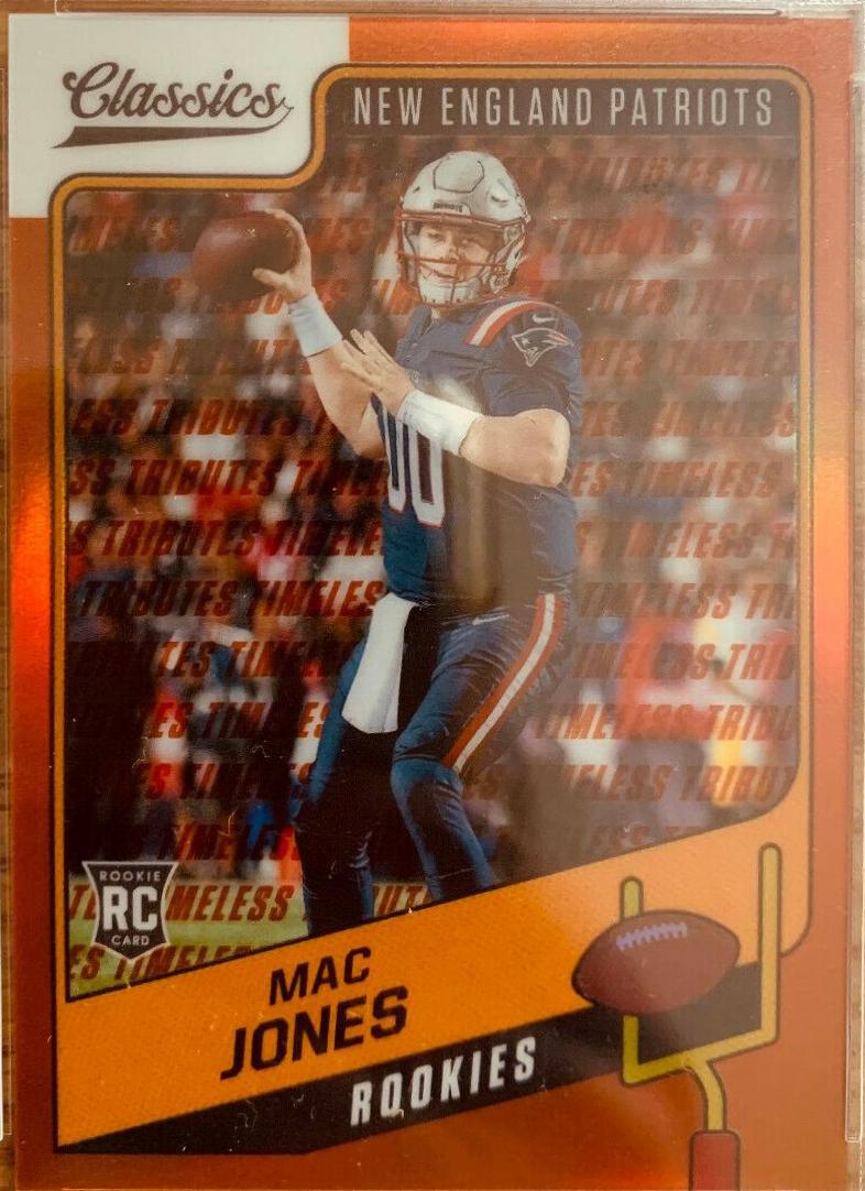 Mac Jones [Timeless Tributes Orange] #156