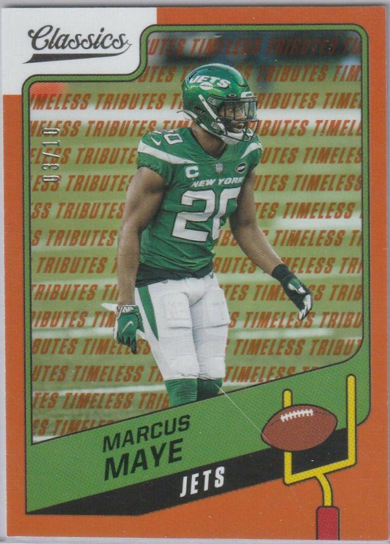 Marcus Maye [Timeless Tributes Orange] #74