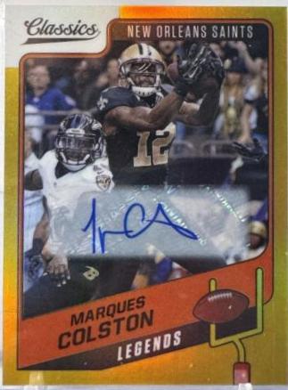 Marques Colston [Premium Edition Significant Signature Gold] #144