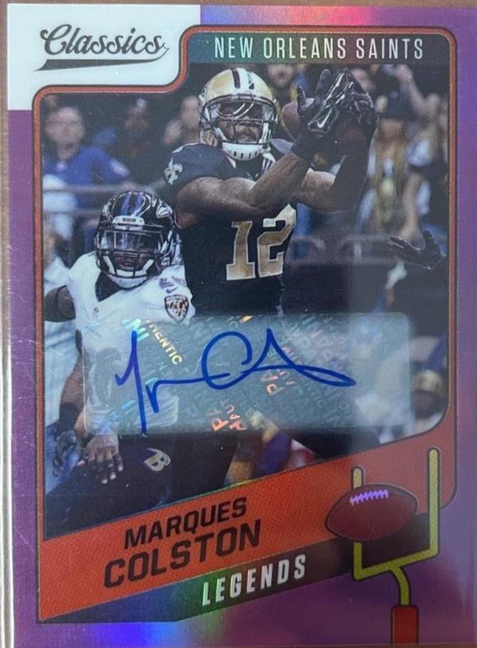 Marques Colston [Premium Edition Significant Signature Purple] #144