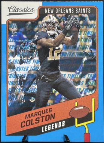 Marques Colston [Premium Edition Timeless Tributes Blue] #144
