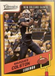 Marques Colston [Timeless Tributes Gold] #144