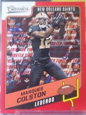 Marques Colston [Timeless Tributes Red] #144