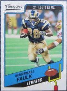 Marshall Faulk [Blank Back] #116
