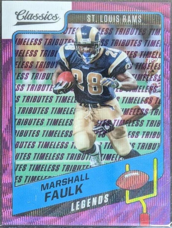 Marshall Faulk [H2 Premium Edition Timeless Tributes Purple] #116