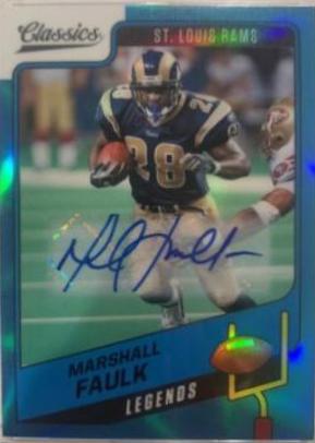 Marshall Faulk [Premium Edition Significant Signature Blue] #116