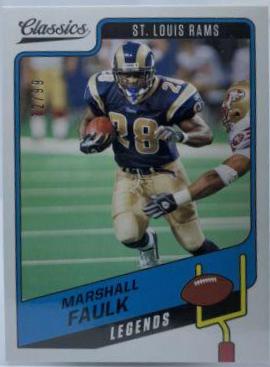 Marshall Faulk [Red Back] #116