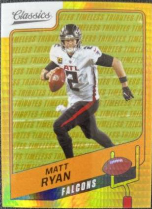 Matt Ryan [H2 Premium Edition Timeless Tributes Gold] #19