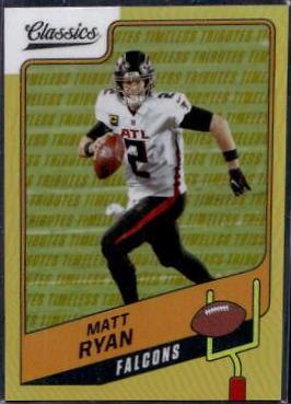 Matt Ryan [Premium Edition Timeless Tributes Gold] #19