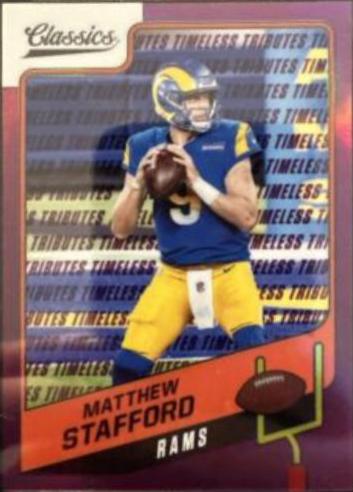 Matthew Stafford [Premium Edition Timeless Tributes Purple] #78