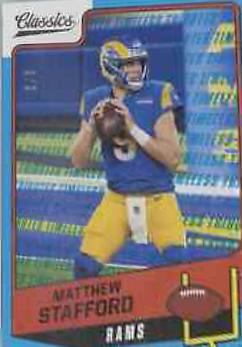 Matthew Stafford [Timeless Tributes Blue] #78