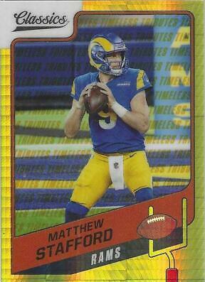 Matthew Stafford [Timeless Tributes Gold] #78