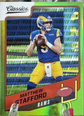 Matthew Stafford [Timeless Tributes Green] #78