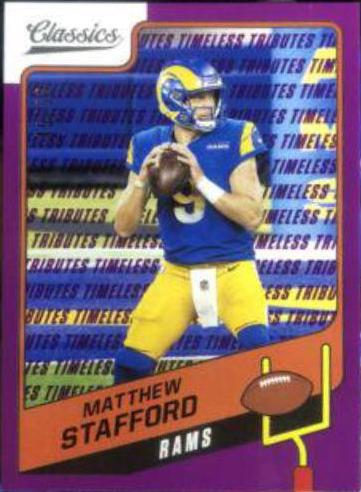 Matthew Stafford [Timeless Tributes Purple] #78